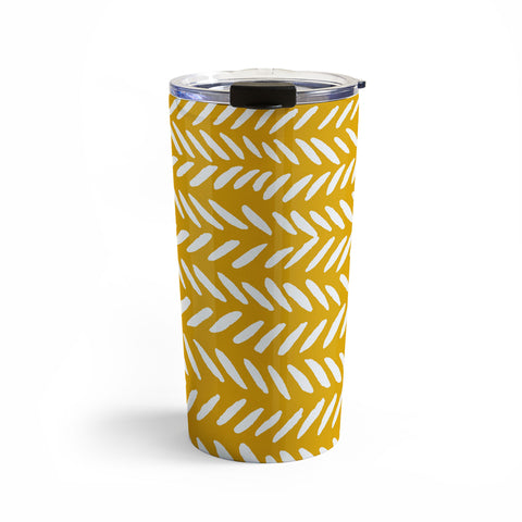 Angela Minca Ochre knitting pattern Travel Mug