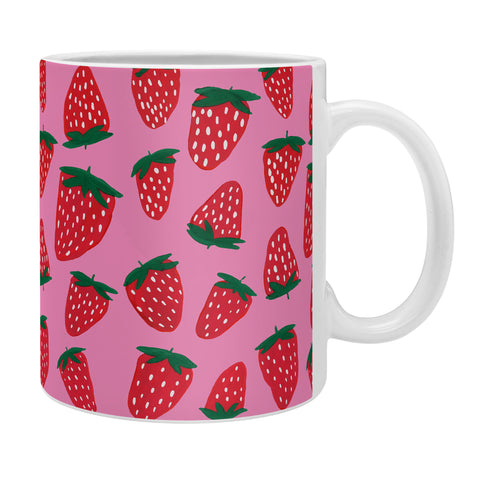 Angela Minca Organic summer strawberries Coffee Mug