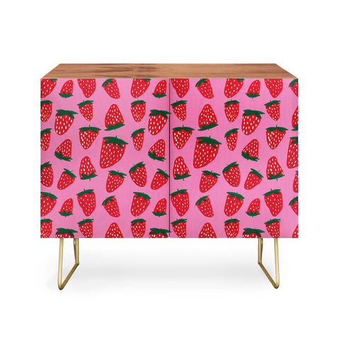 Angela Minca Organic summer strawberries Credenza
