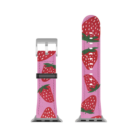 Angela Minca Organic summer strawberries Apple Watch Band