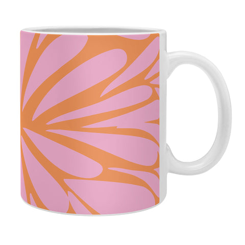 Angela Minca Pink pastel floral burst Coffee Mug