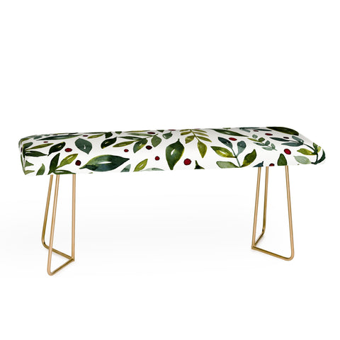 Angela Minca Seasonal branches green Bench