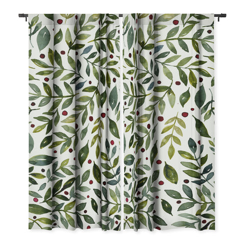 Angela Minca Seasonal branches green Blackout Non Repeat