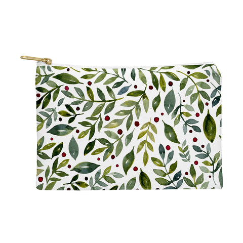 Angela Minca Seasonal branches green Pouch