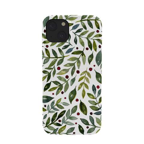 Angela Minca Seasonal branches green Phone Case