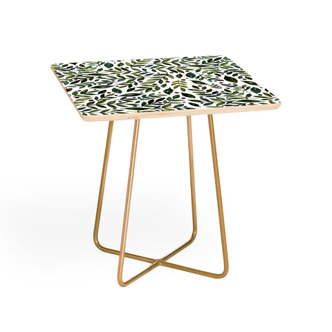 Angela Minca Seasonal branches green Side Table