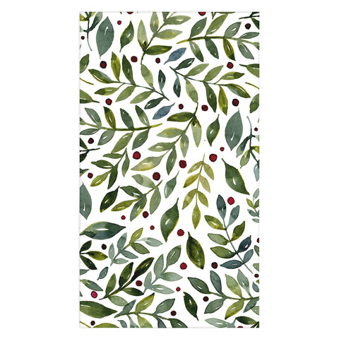 Angela Minca Seasonal branches green Tablecloth