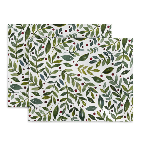 Angela Minca Seasonal branches green Placemat