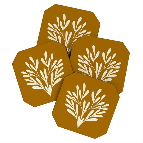 Angela Minca Simple symmetrical branch Coaster Set