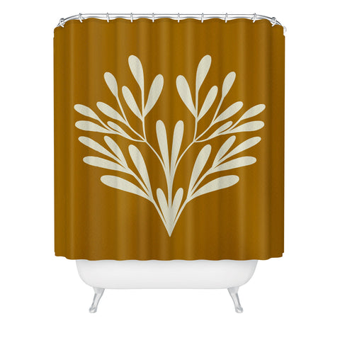 Angela Minca Simple symmetrical branch Shower Curtain