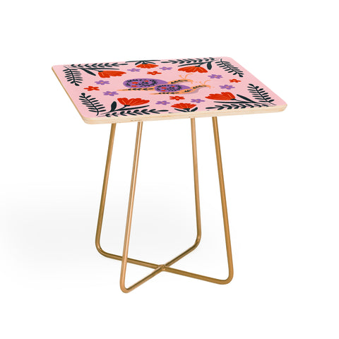 Angela Minca Snails and flowers Side Table