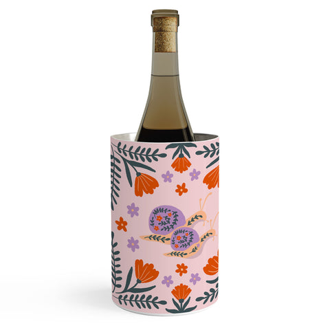 Angela Minca Snails and flowers Wine Chiller