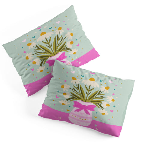 Angela Minca Spring floral vase Pillow Shams