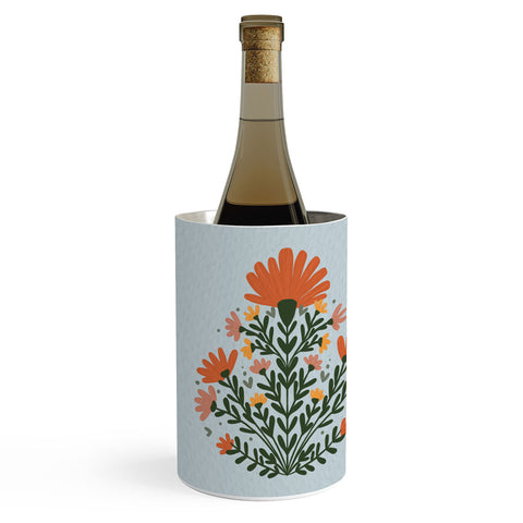 Angela Minca Symmetrical floral bouquet Wine Chiller