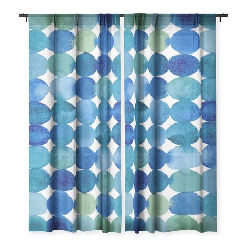 Angela Minca Watercolor dot pattern Sheer Non Repeat