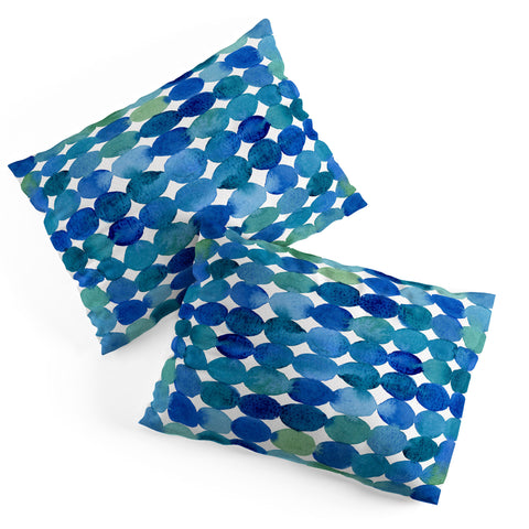 Angela Minca Watercolor dot pattern Pillow Shams