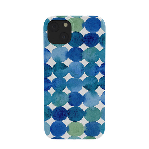 Angela Minca Watercolor dot pattern Phone Case