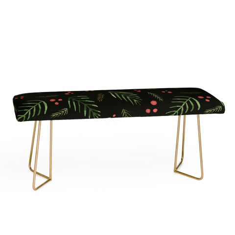 Angela Minca Xmas branches vintage Bench