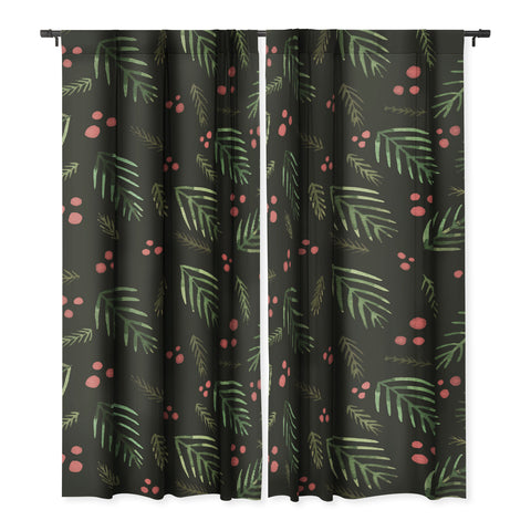 Angela Minca Xmas branches vintage Blackout Non Repeat