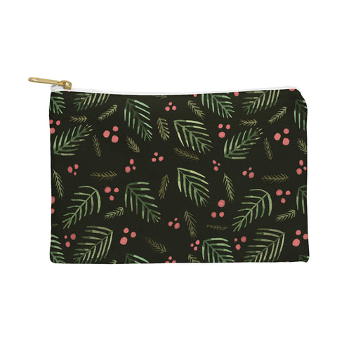 Angela Minca Xmas branches vintage Pouch