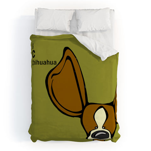 Angry Squirrel Studio Chihuahua 6 Duvet Cover