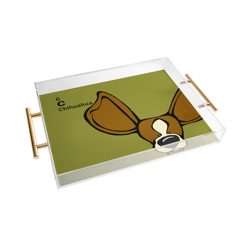 Angry Squirrel Studio Chihuahua 6 Acrylic Tray