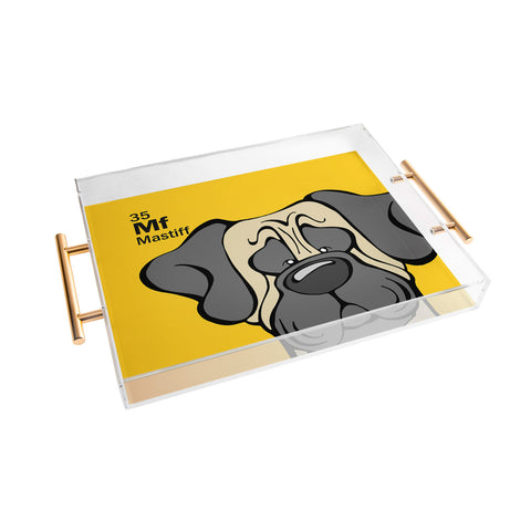 Angry Squirrel Studio Mastiff 35 Acrylic Tray