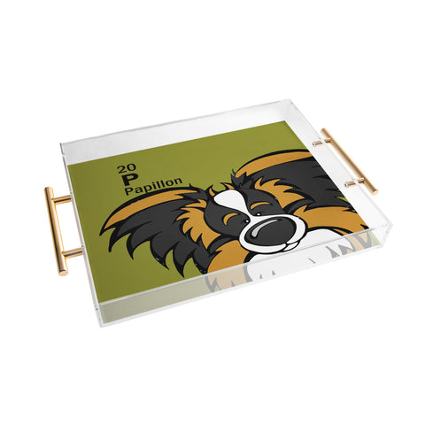 Angry Squirrel Studio Papillon 20 Acrylic Tray