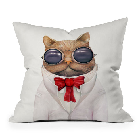 Animal Crew Astro Cat Outdoor Throw Pillow