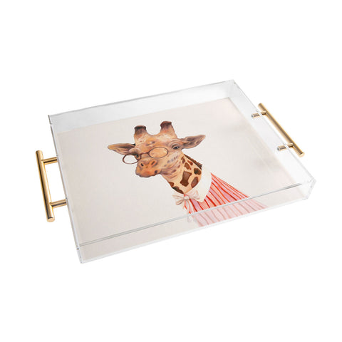 Animal Crew Lady Giraffe Acrylic Tray