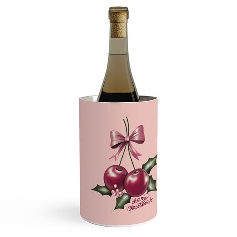 Anis Illustration Cherry Christmas Wine Chiller