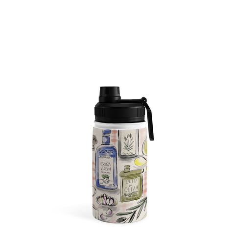 Anis Illustration Cucina Italiana Food Recipe Water Bottle