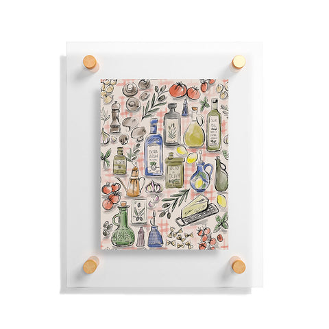 Anis Illustration Cucina Italiana Food Recipe Floating Acrylic Print