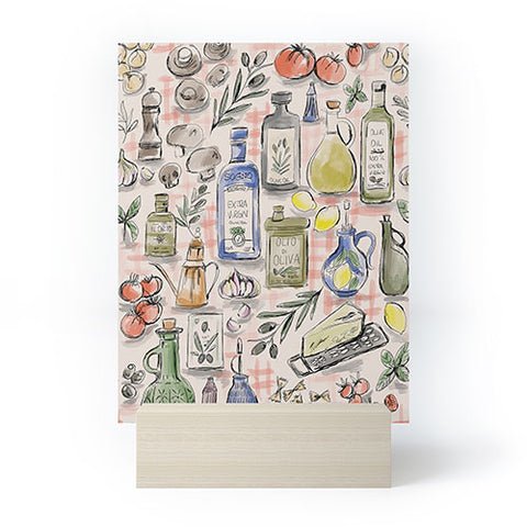 Anis Illustration Cucina Italiana Food Recipe Mini Art Print