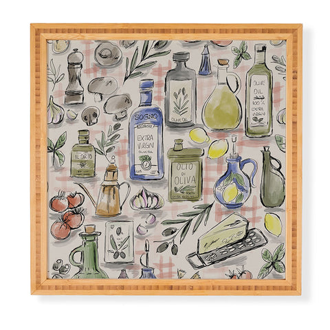 Anis Illustration Cucina Italiana Food Recipe Framed Wall Art