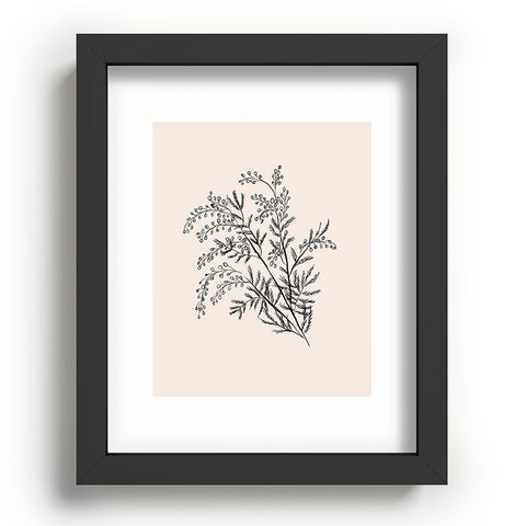 Anis Illustration Minimal Acacia Branch Recessed Framing Rectangle