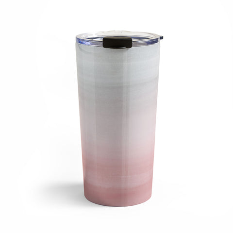 Anita's & Bella's Artwork Blush Gray Watercolor 1 Travel Mug