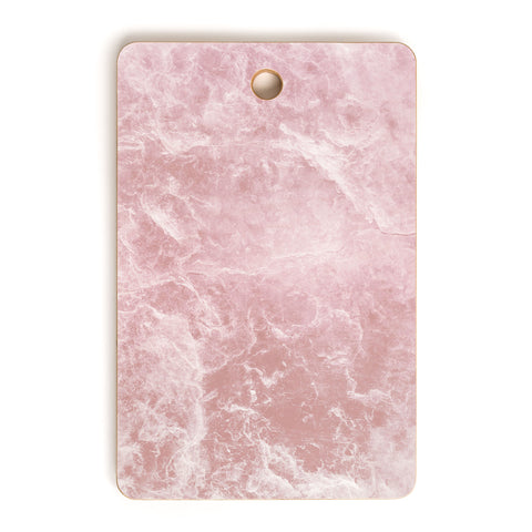 Anita's & Bella's Artwork Enigmatic Blush Pink Marble 1 Cutting Board Rectangle