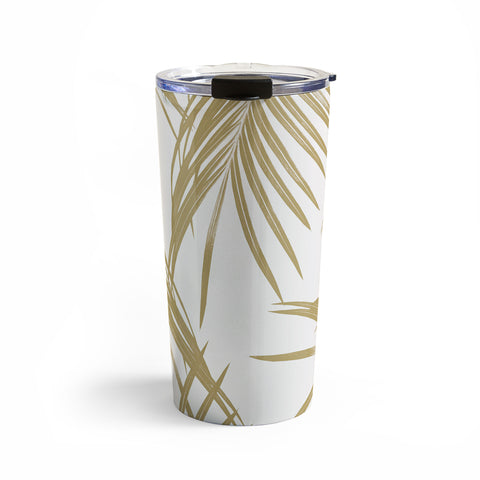 Anita's & Bella's Artwork Gold Palm Leaves Dream 1 Travel Mug