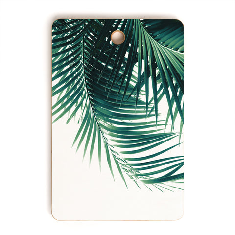 Anita's & Bella's Artwork Palm Leaves Green Vibes 4 Cutting Board Rectangle