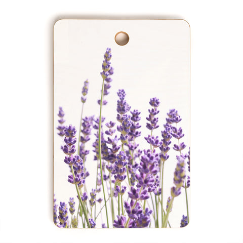 Anita's & Bella's Artwork Purple Lavender 1 Cutting Board Rectangle