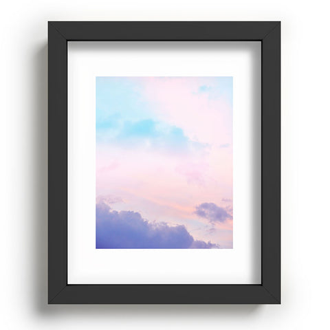 Anita's & Bella's Artwork Unicorn Pastel Clouds 5 Recessed Framing Rectangle