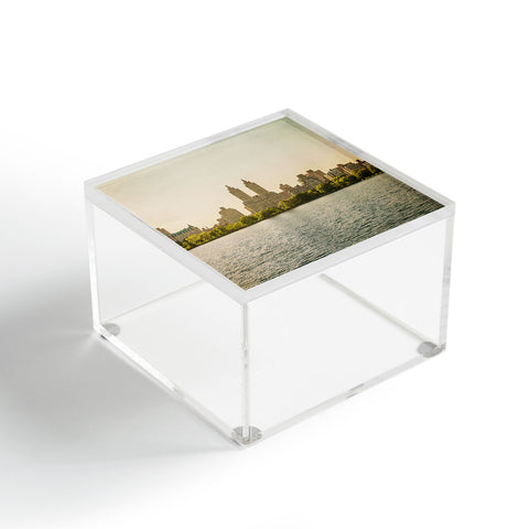 Ann Hudec Central Park Gold Acrylic Box