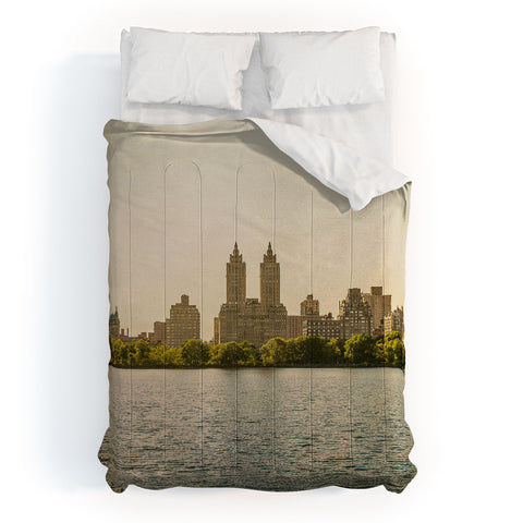Ann Hudec Central Park Gold Comforter