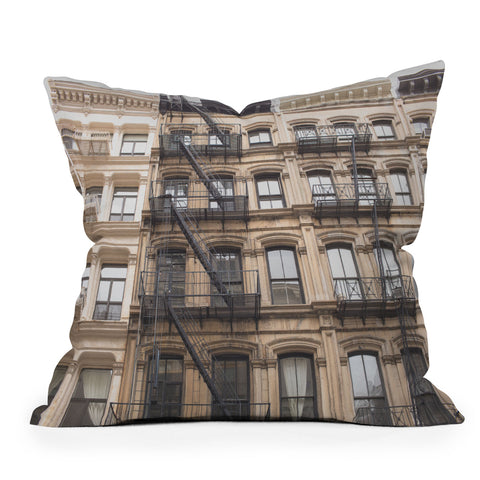 Ann Hudec SoHo NYC Outdoor Throw Pillow
