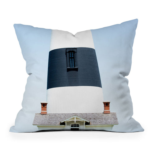 Ann Hudec The Lighthouse Outdoor Throw Pillow
