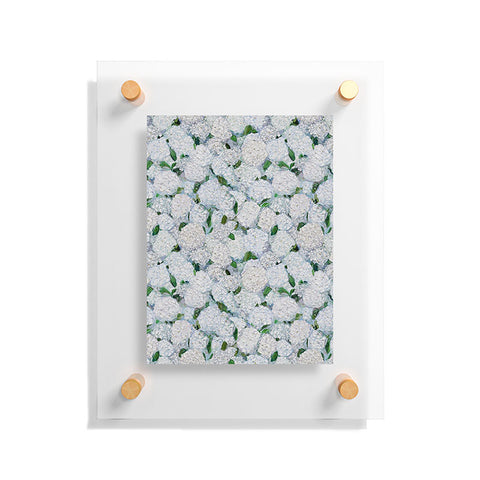 Ann Marie Coolick Annabelle Hydrangea Garden Floating Acrylic Print