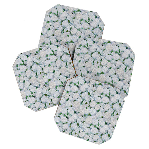 Ann Marie Coolick Annabelle Hydrangea Garden Coaster Set
