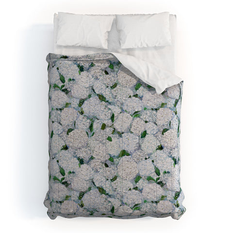 Ann Marie Coolick Annabelle Hydrangea Garden Comforter