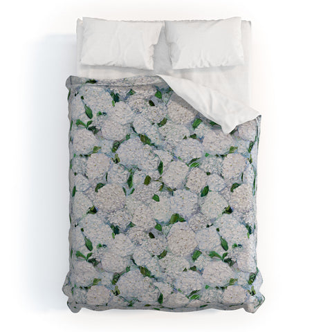 Ann Marie Coolick Annabelle Hydrangea Garden Duvet Cover